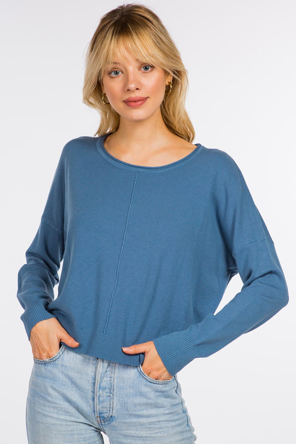 SCOOP NECK SWEATER (available in more colors)
