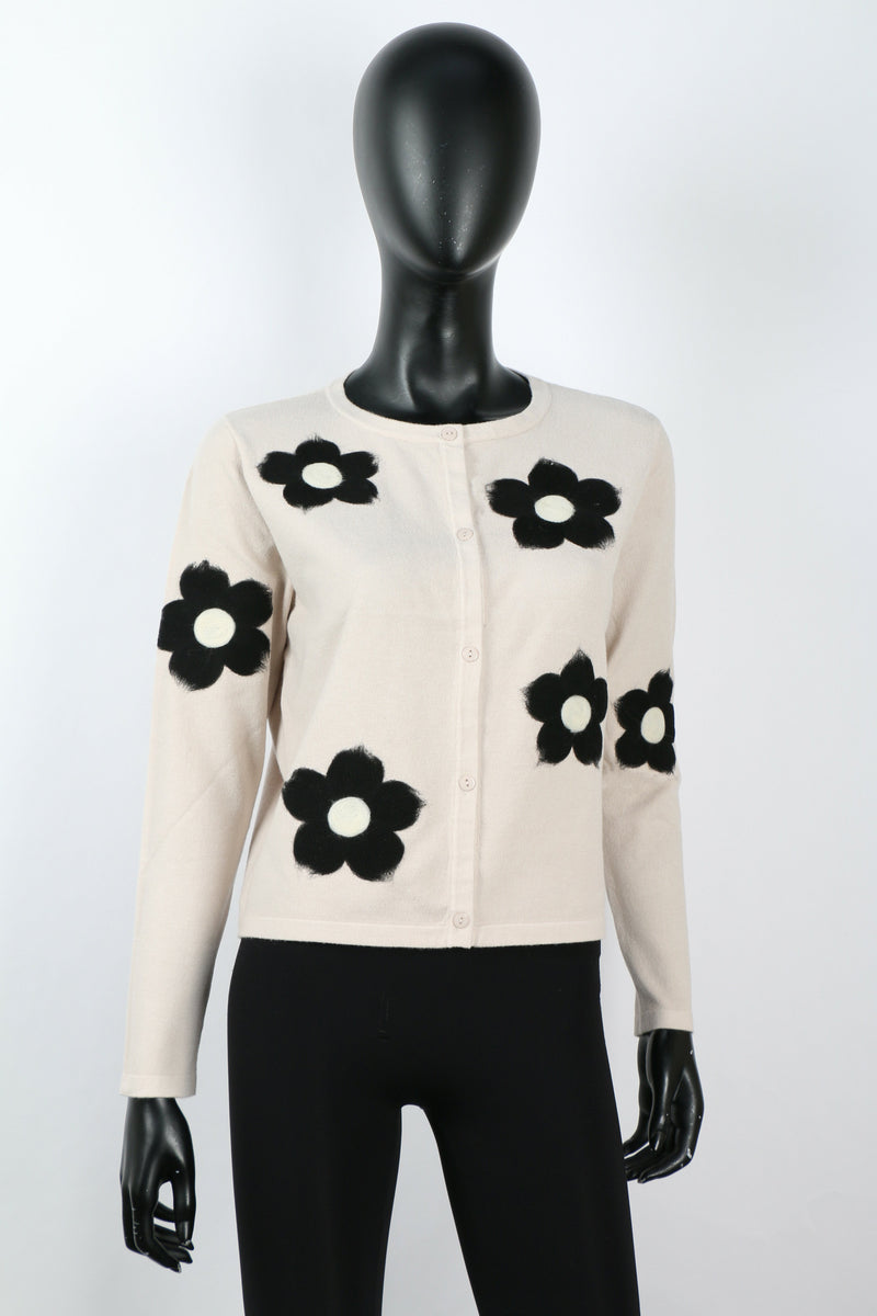 FLOWER EMBROIDERED CARDIGAN ( available in more colors)