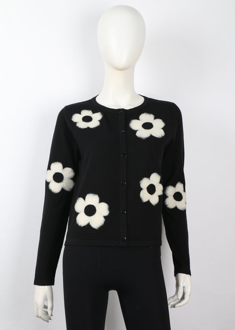 FLOWER EMBROIDERED CARDIGAN ( available in more colors)