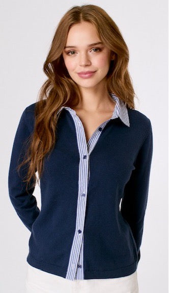 2FER WITH STRIPE SHIRT
