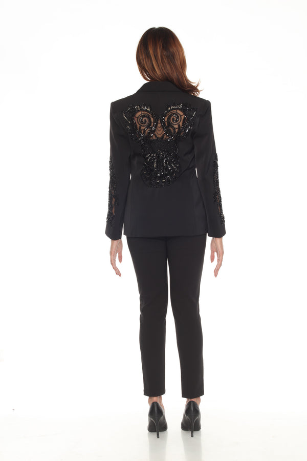 TARA BEADED BLAZER