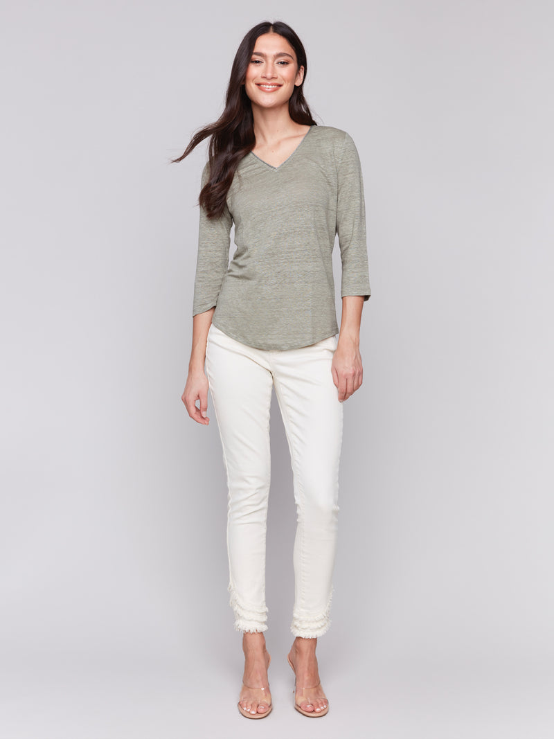 3/4 SLEEVE TEE SHIRT