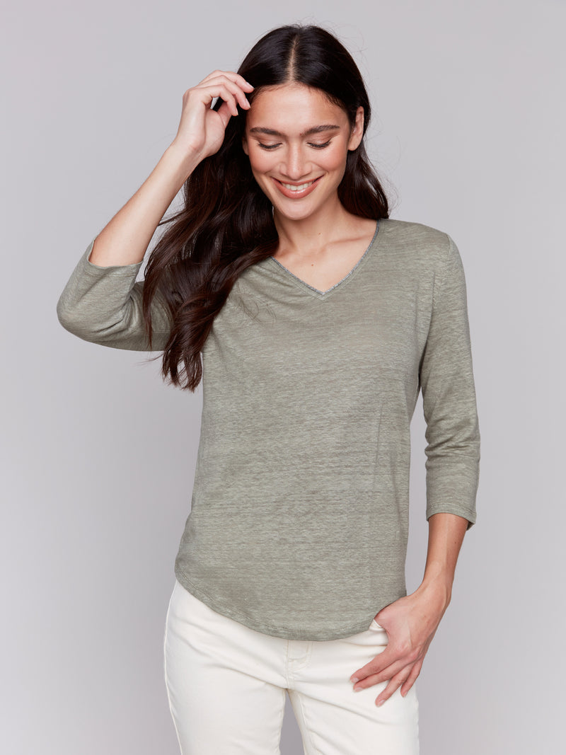 3/4 SLEEVE TEE SHIRT