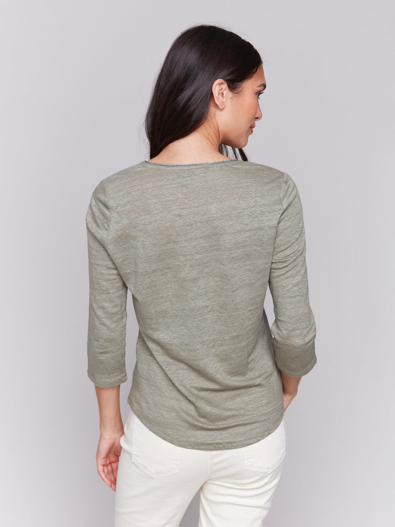 3/4 SLEEVE TEE SHIRT