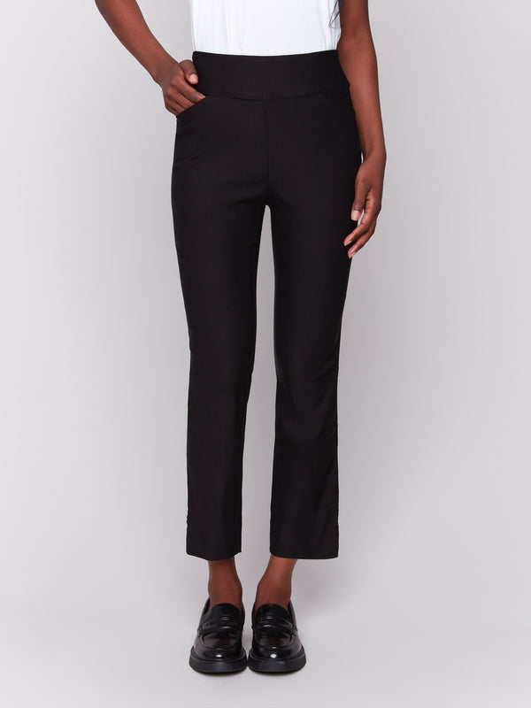 CAPRI WITH SIDE POCKET & SLIT HEM