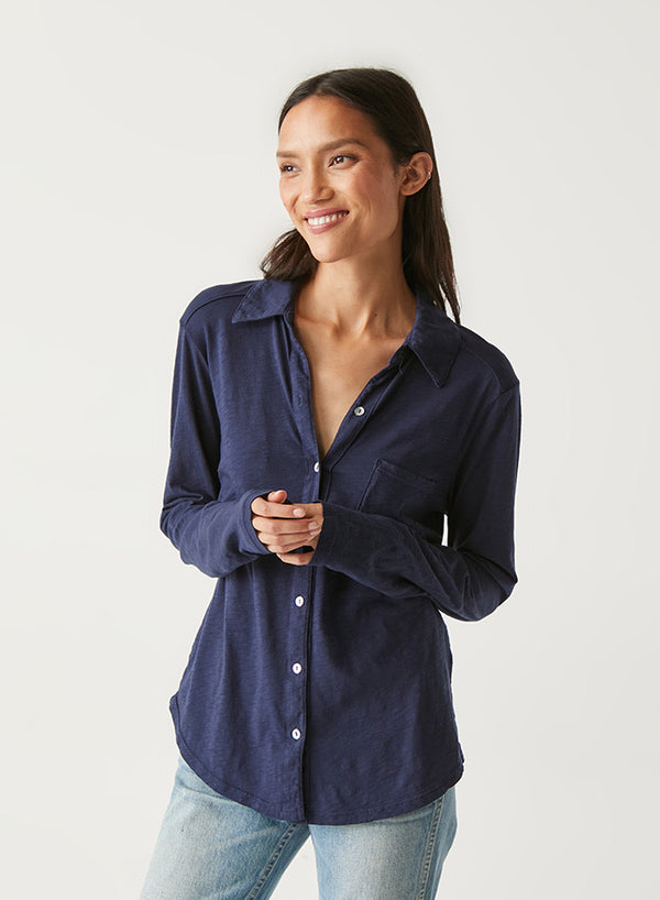 AYLA BUTTON DOWN