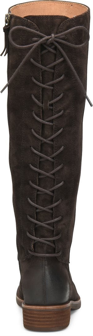 TALL BOOT WITH LACE UP BACK