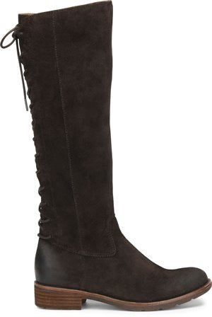 TALL BOOT WITH LACE UP BACK