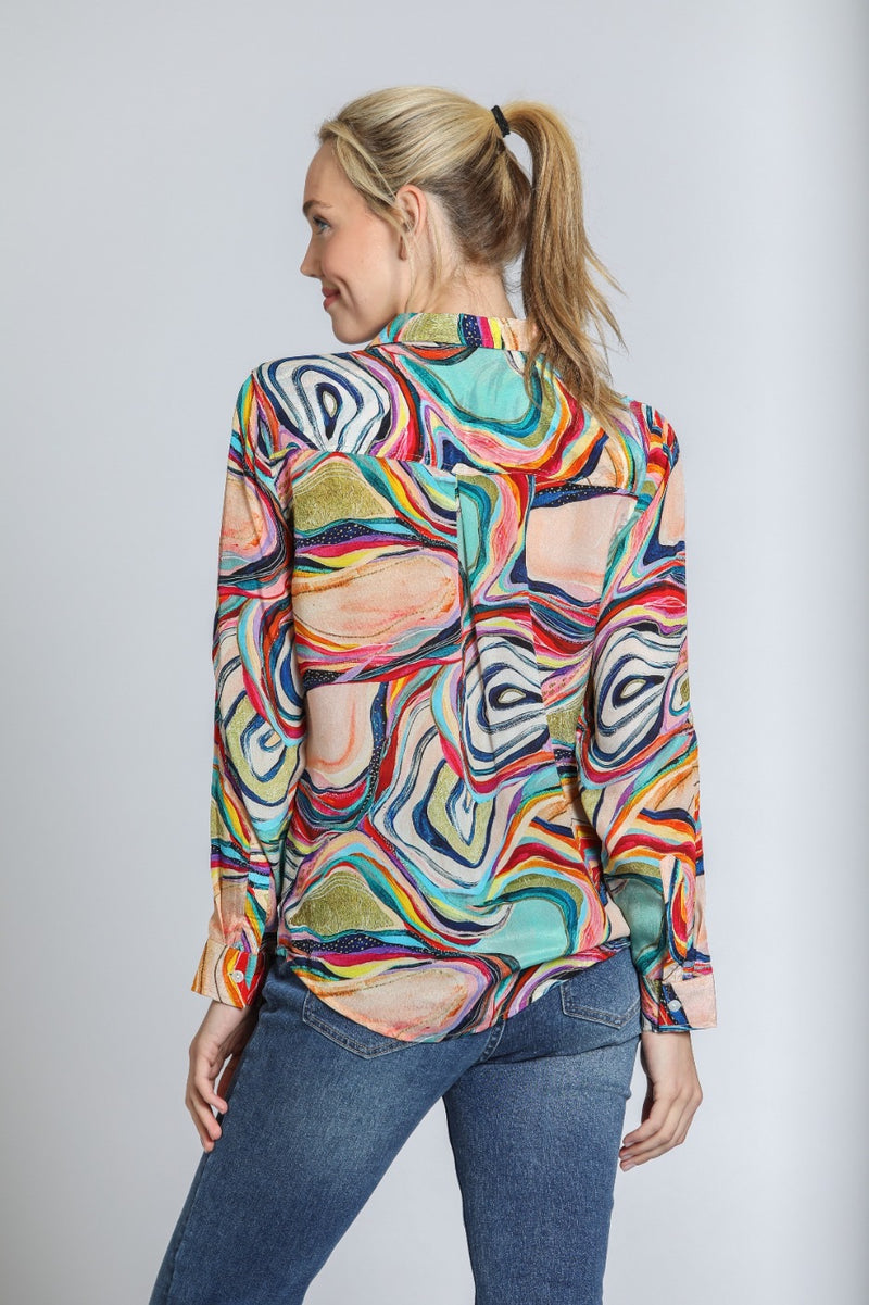 PRINTED BLOUSE