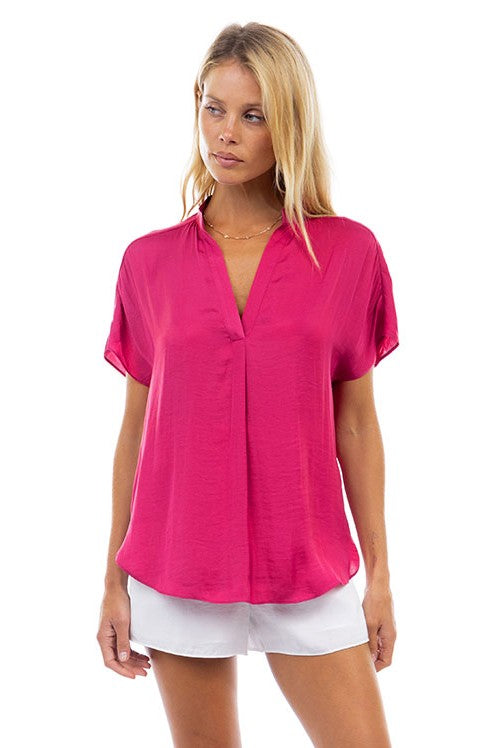DROP SHOULDER BLOUSE (available in more colors)