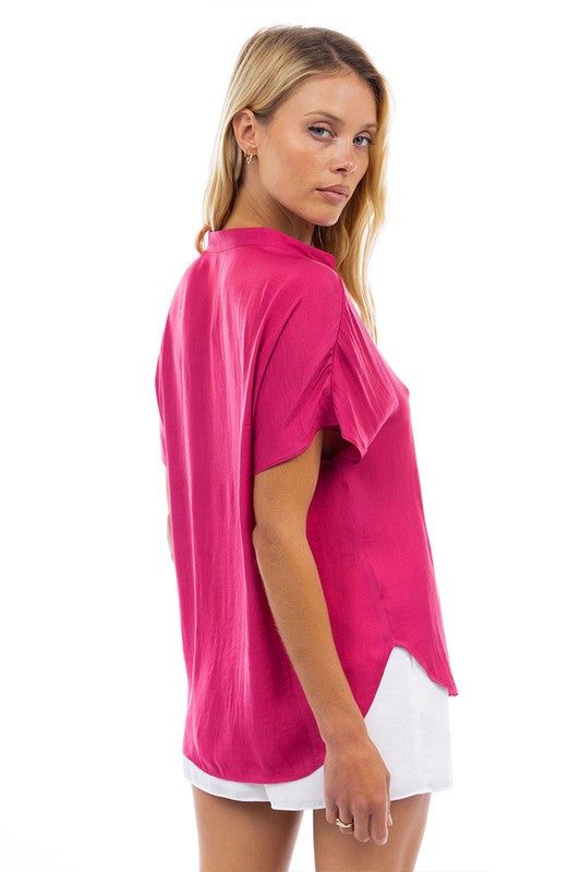 DROP SHOULDER BLOUSE (available in more colors)