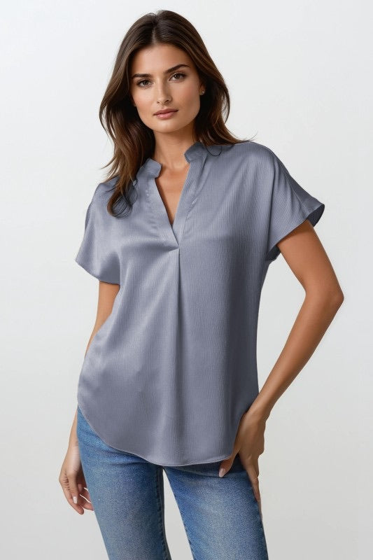 DROP SHOULDER BLOUSE