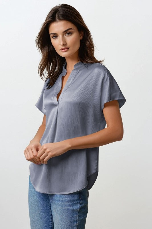 DROP SHOULDER BLOUSE