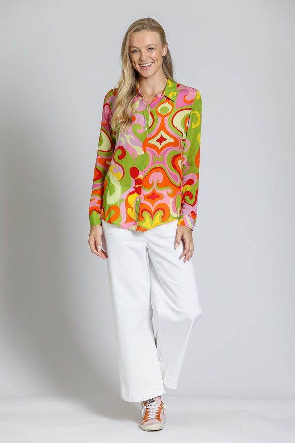 PRINTED BLOUSE
