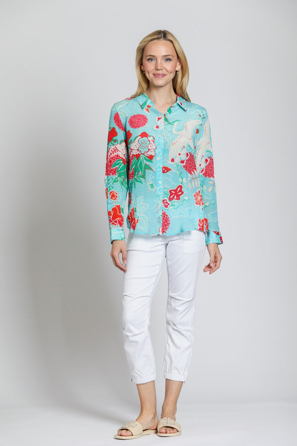 PRINTED BLOUSE