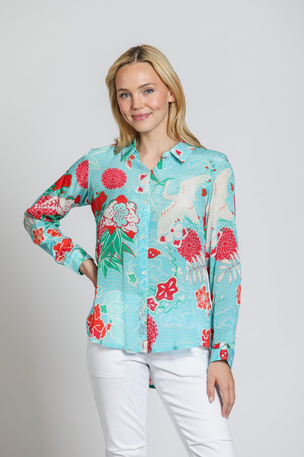 PRINTED BLOUSE