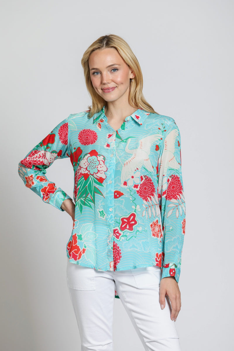 PRINTED BLOUSE