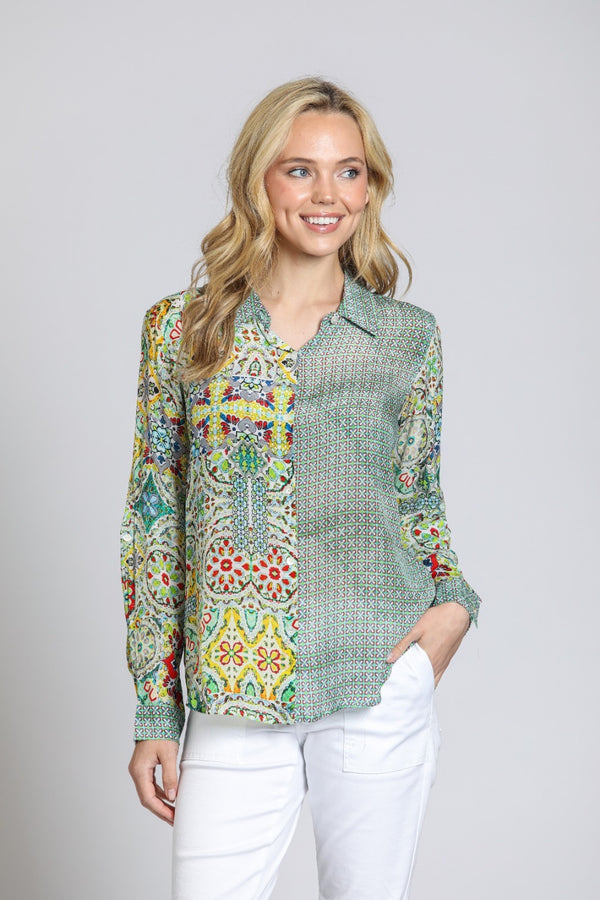 PRINTED BLOUSE