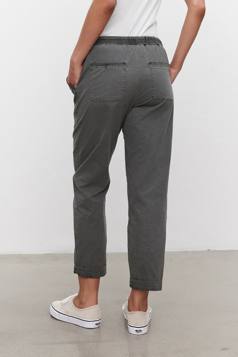 DRAWSTRING COTTON PANT