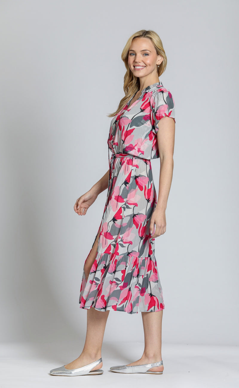PRINTED LONG DRESS