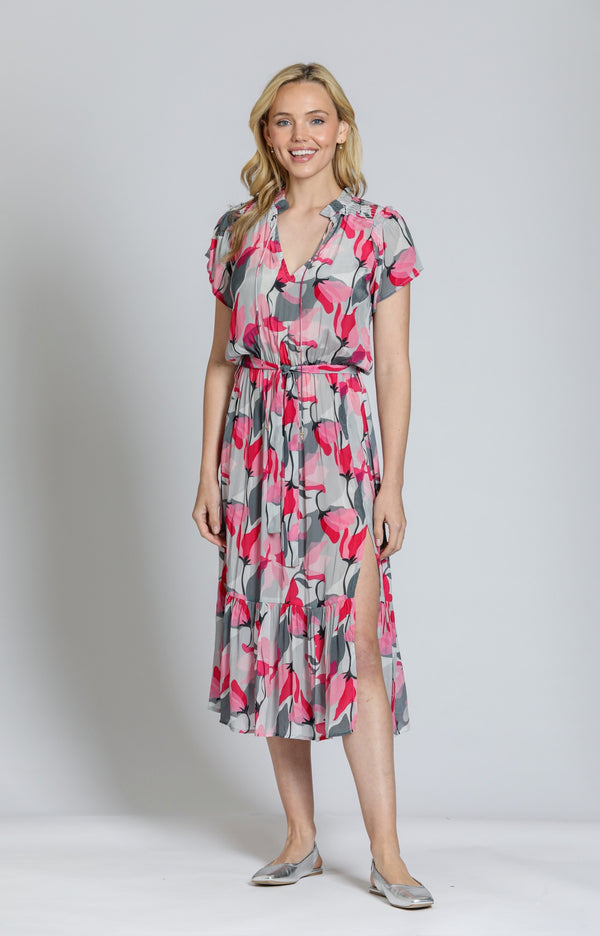 PRINTED LONG DRESS