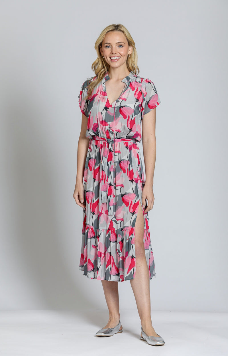 PRINTED LONG DRESS