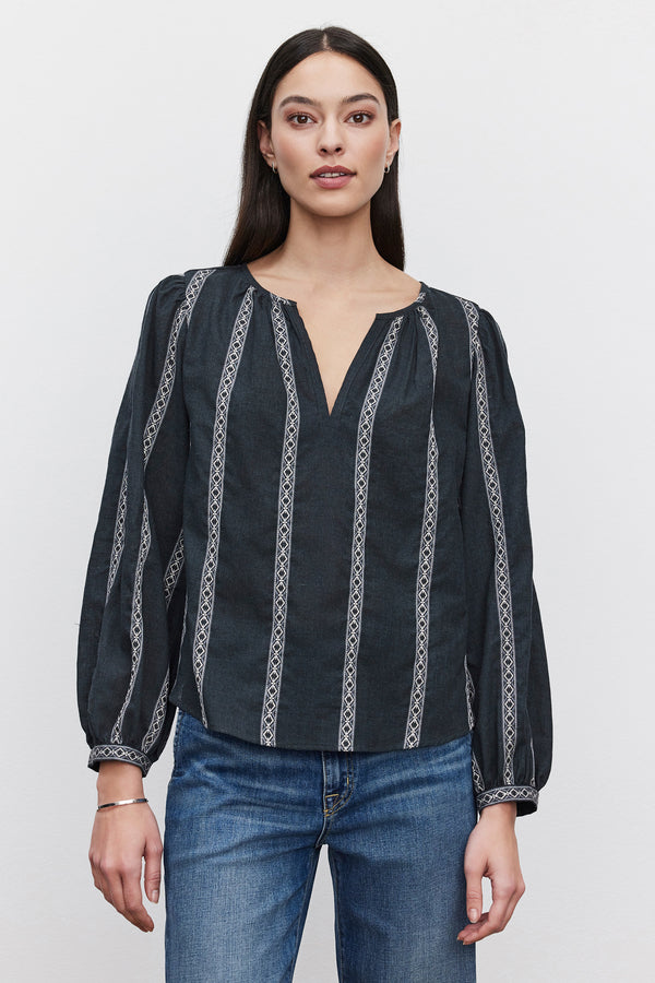 LONG SLEEVE BOHO BLOUSE