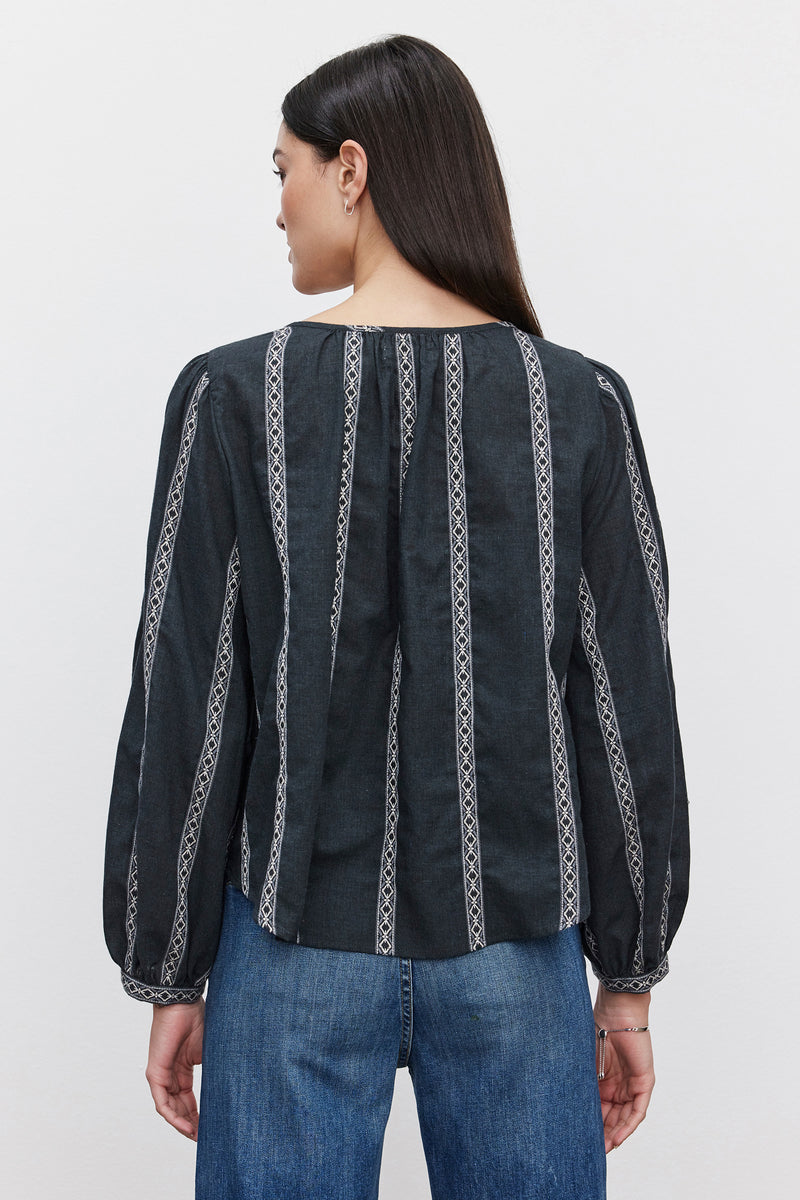 LONG SLEEVE BOHO BLOUSE