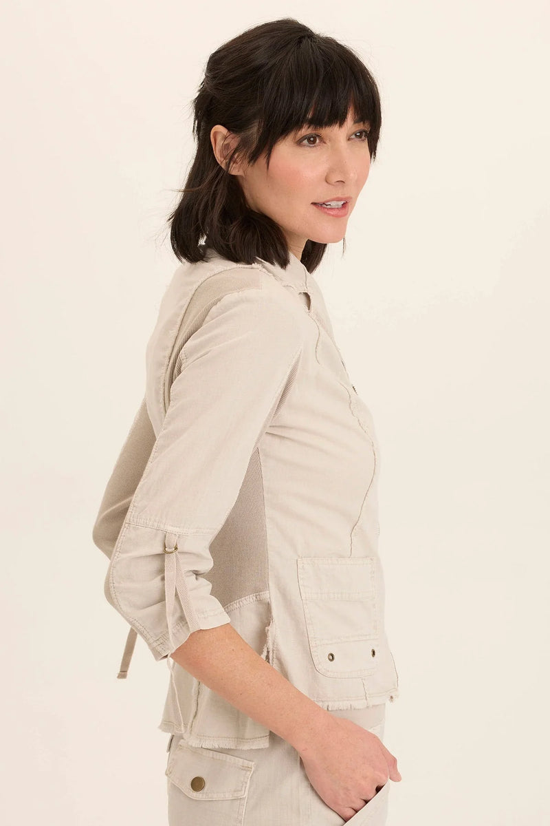 LINEN RAPHAEL BLAZER