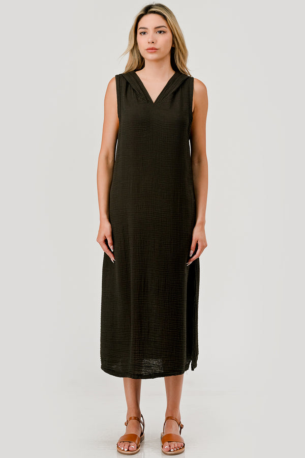 LONG GAUZE DRESS