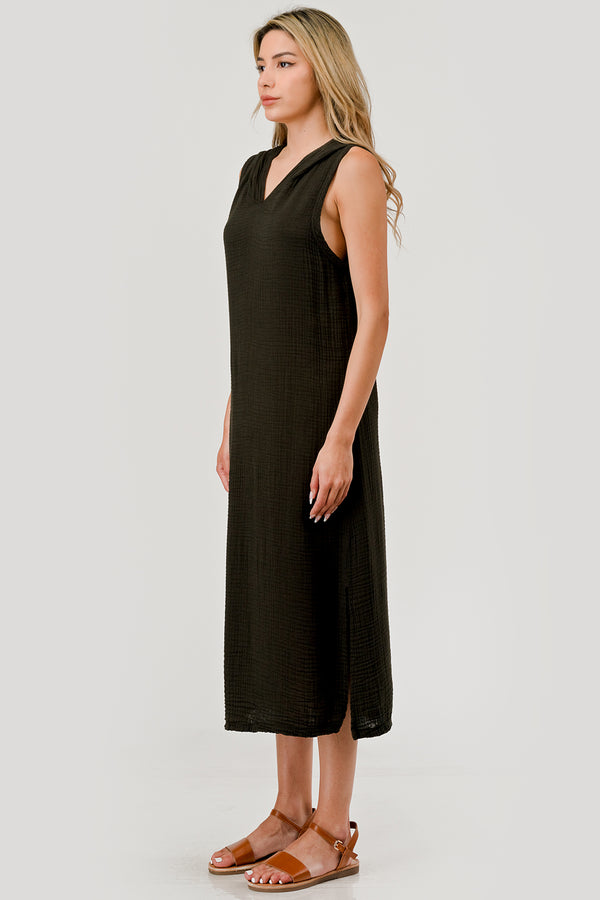 LONG GAUZE DRESS