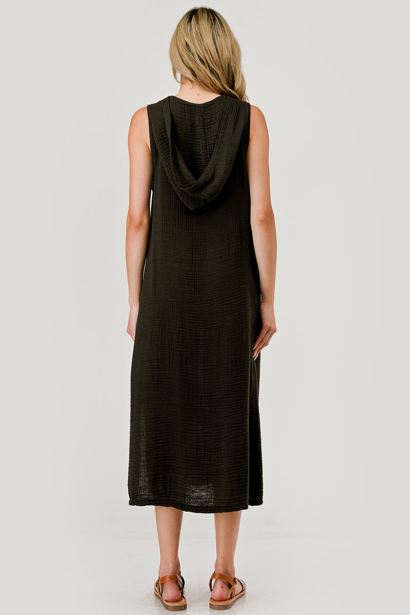 LONG GAUZE DRESS