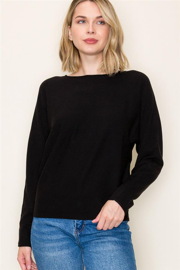 CREW NECK SWEATER (available in 2 colors)