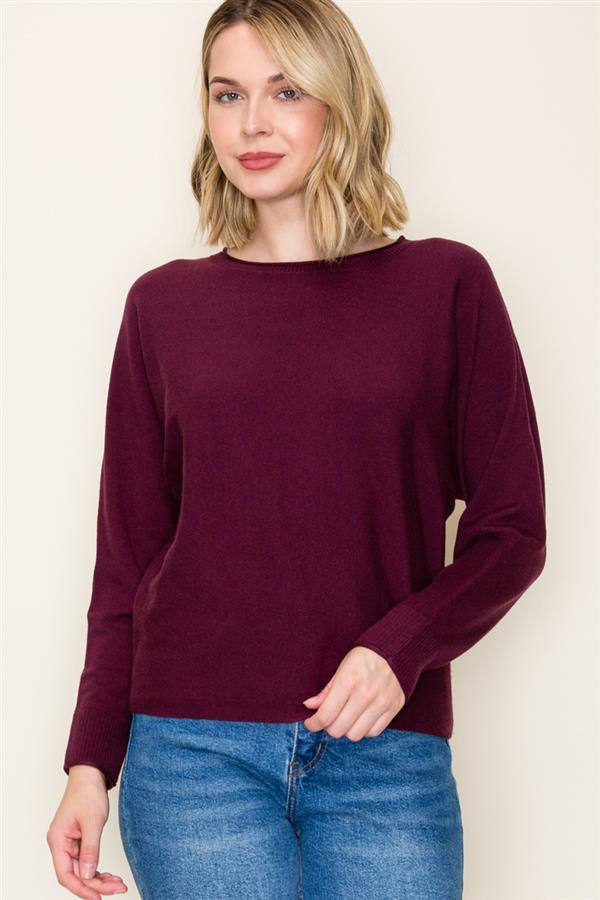 CREW NECK SWEATER (available in 2 colors)