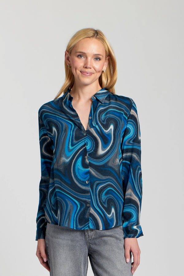 PRINTED BLOUSE