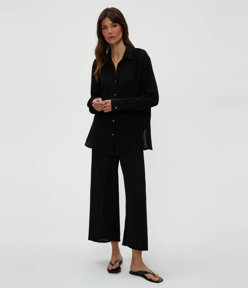 LEO GAUZE BUTTON DOWN