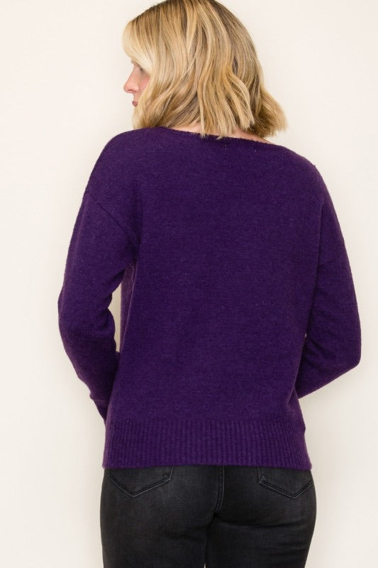 BOAT NECK SUPER SOFT SWEATER