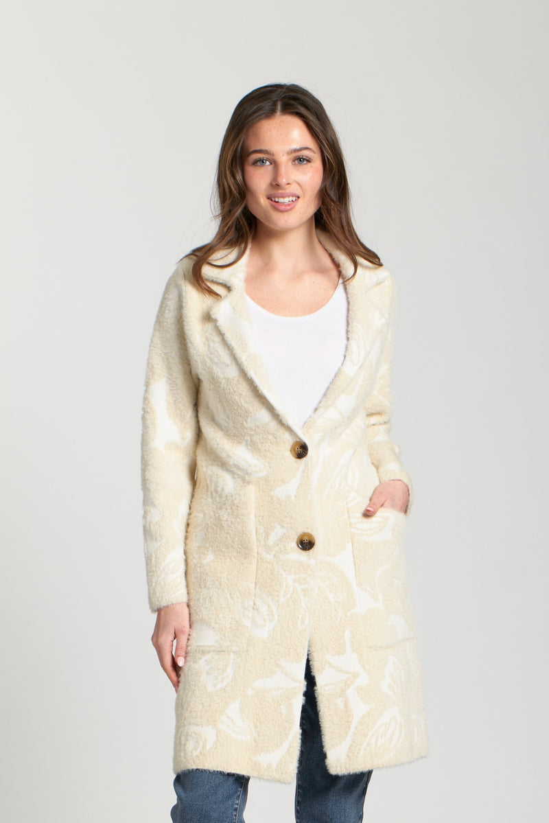 TONE ON TONE COZY COAT