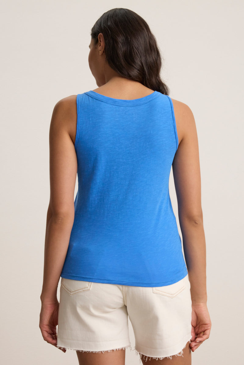 SCOOP NECK TANK TOP ( available in Oat only)