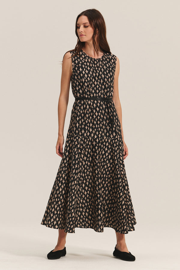 PRINTED TANK DRESS