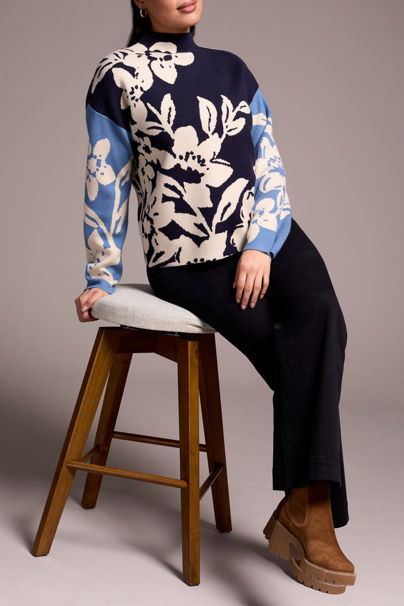 FUNNEL NECK SWEATER