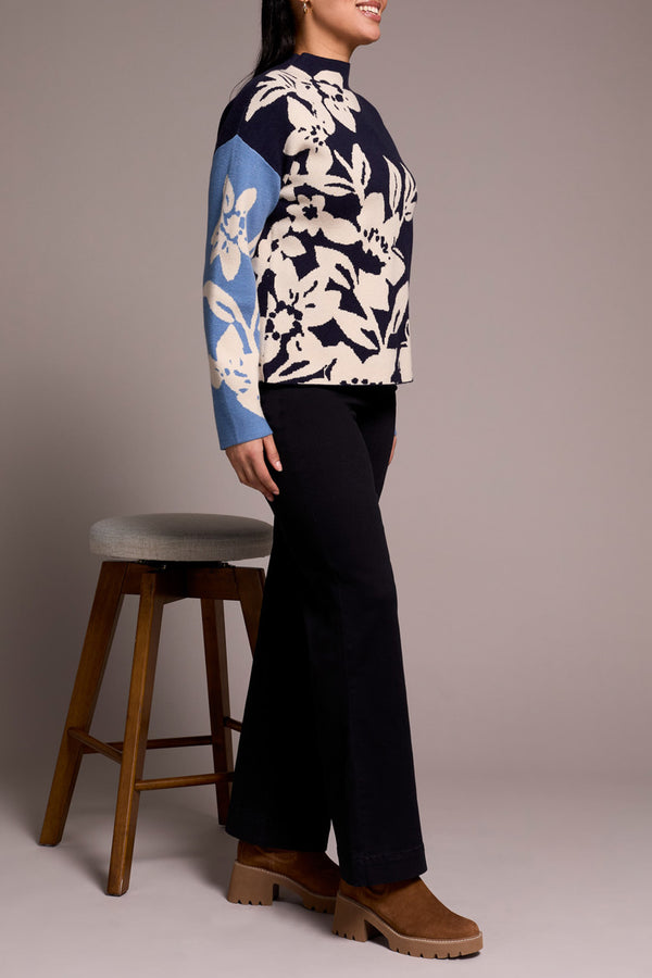 FUNNEL NECK SWEATER