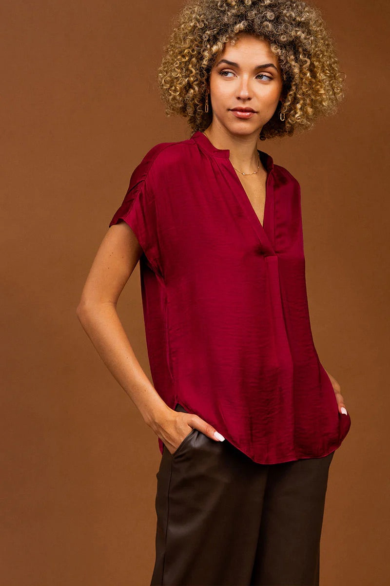 DROP SHOULDER BLOUSE ( 3 New colors)