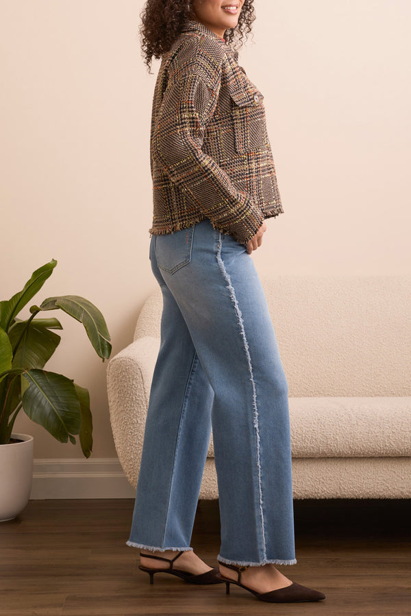 PLAID 2 POCKET JACKET