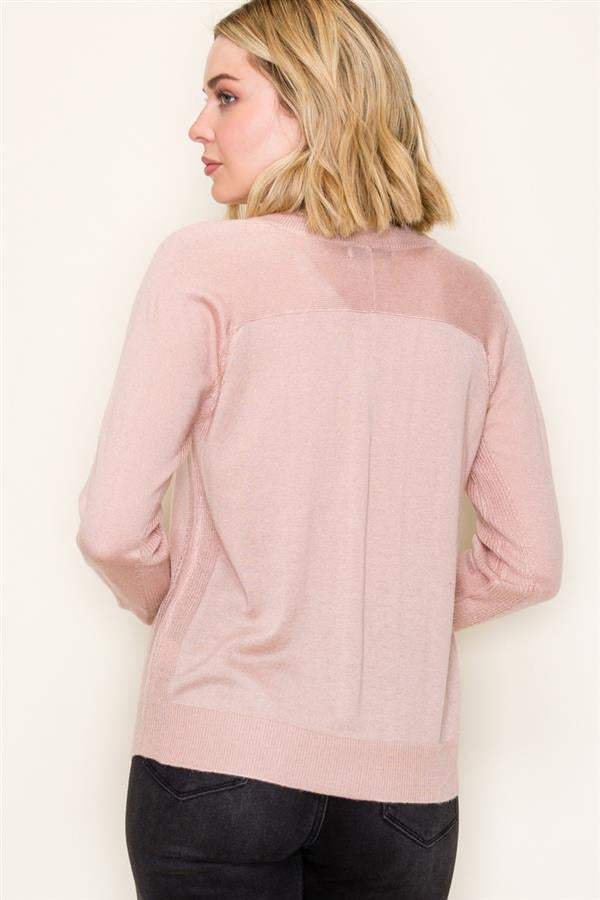 TEXTURE DETAIL SWEATER (available in 2 colors)
