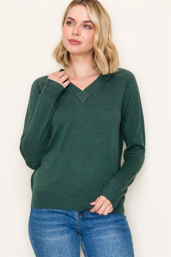 TEXTURE DETAIL SWEATER (available in 2 colors)
