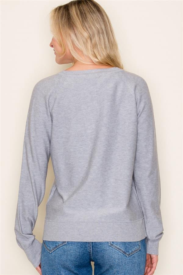 HENLEY WITH MULTI COLOR BUTTONS