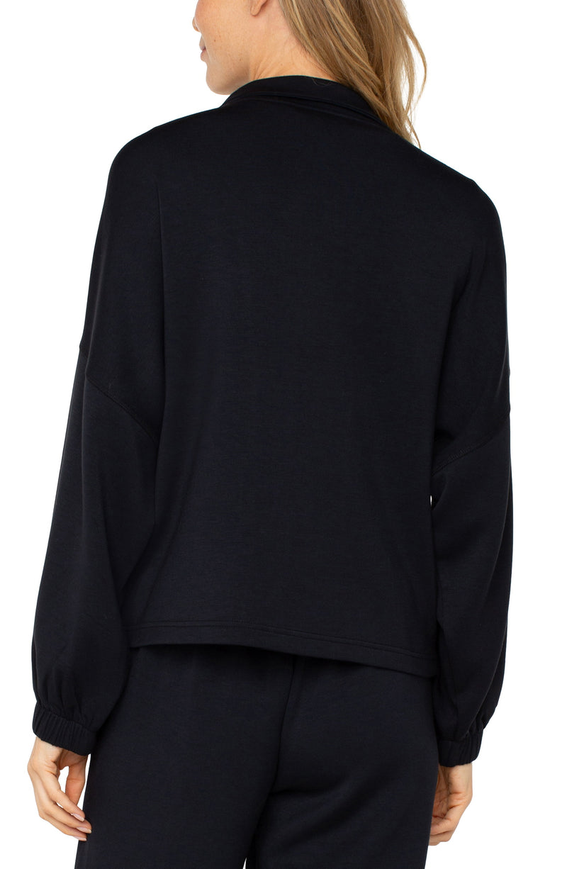 ZIP UP FUNNEL NECK JACKET
