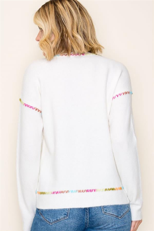 MULTI STITCH SWEATER