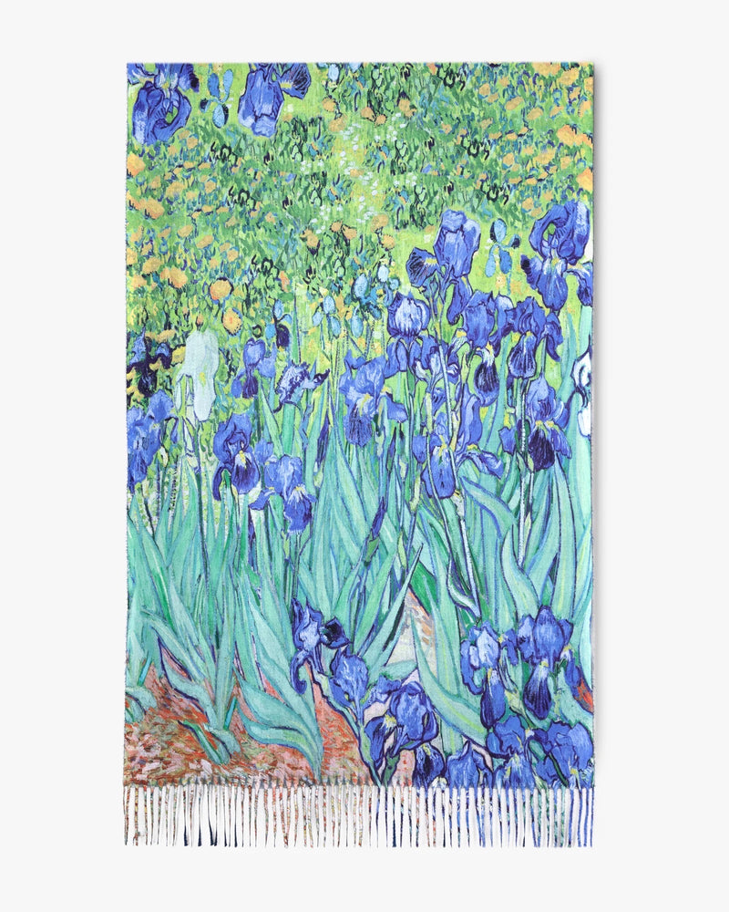 IRIS FLOWER SCARF
